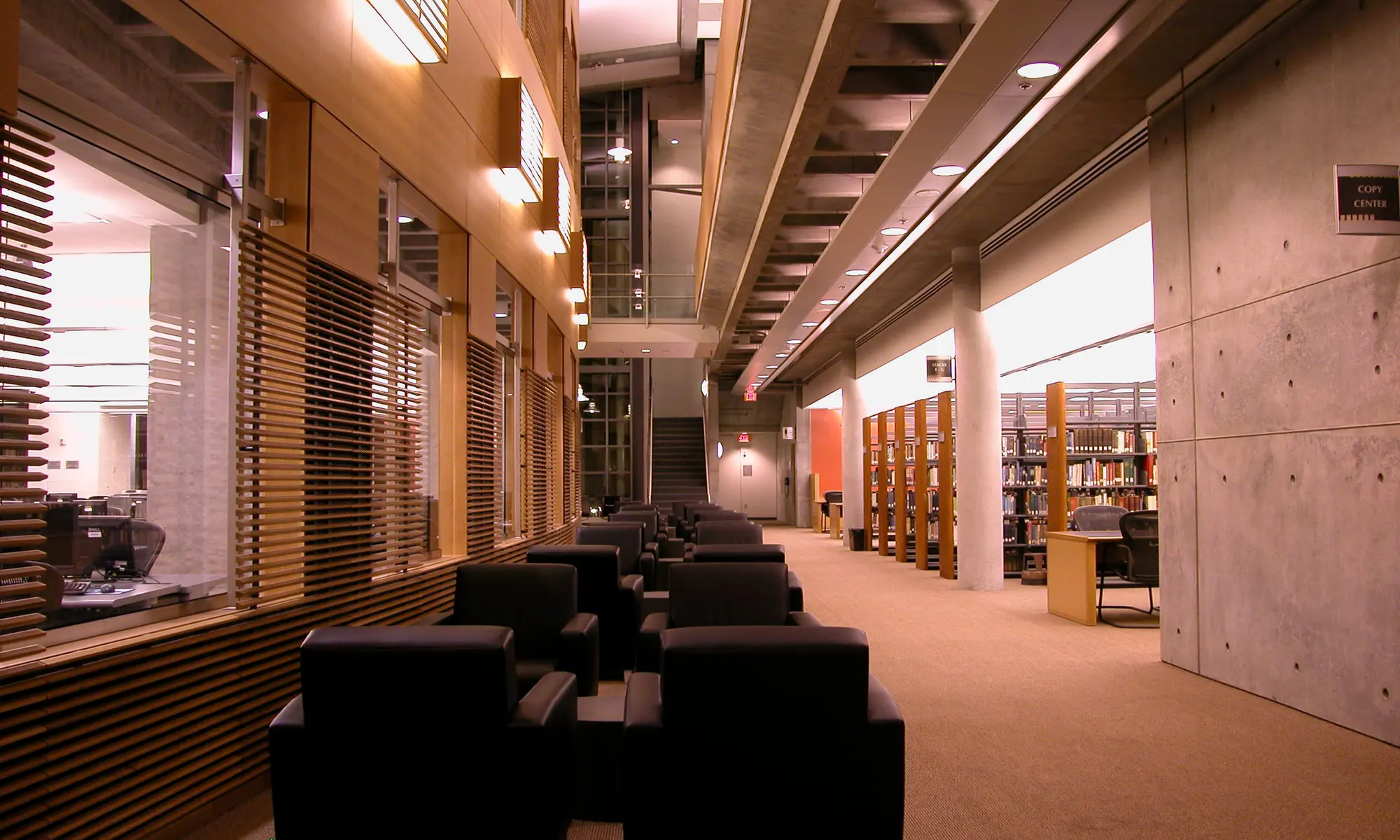 Santa Monica College Library, Los Angeles, USA – lighting design by GA